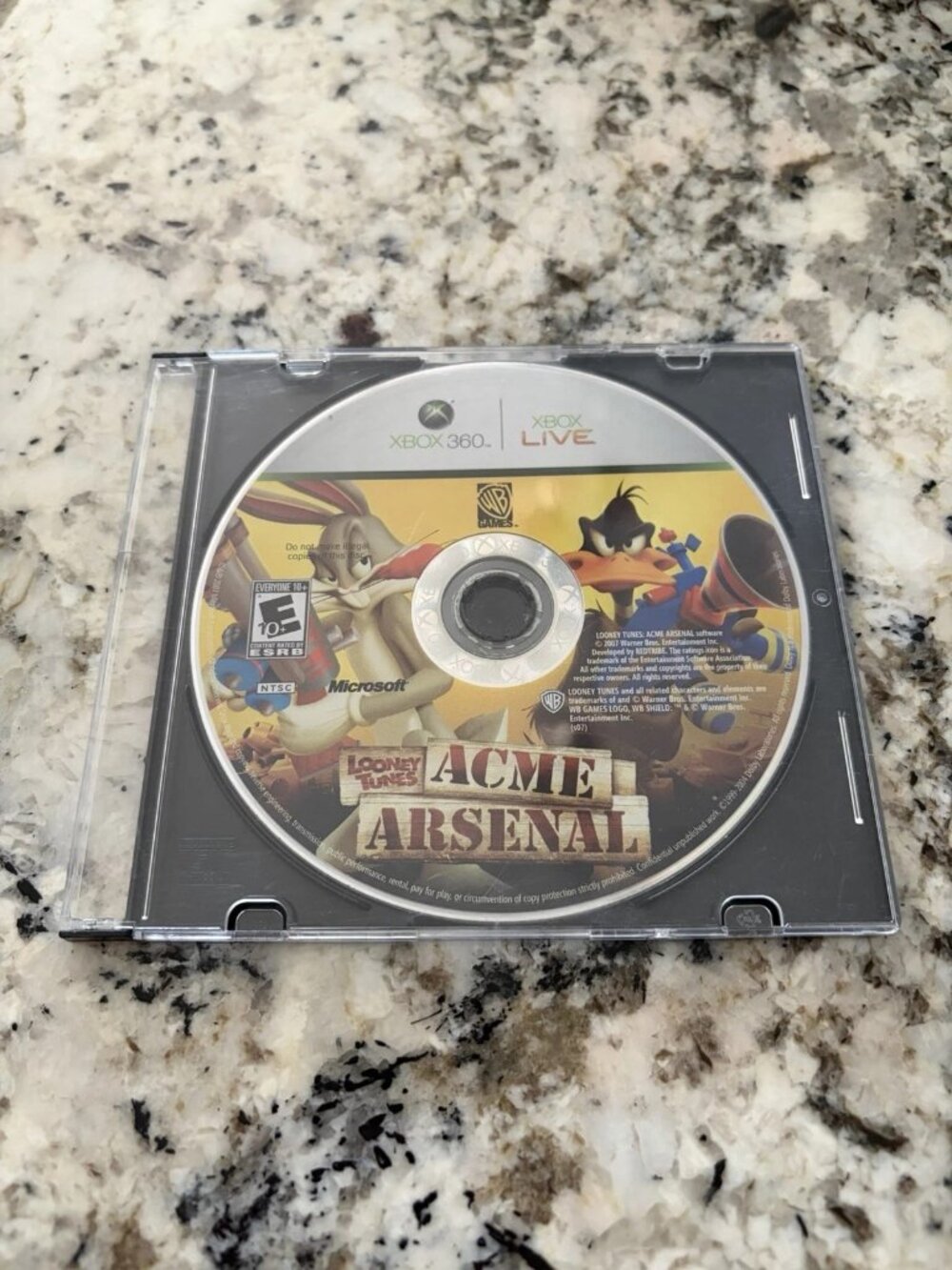 Looney Tunes Acme Arsenal Xbox 360 2007 Disc Only